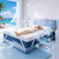 7,5cm dicker Gel-Memoryschaum Topper Harte H3/H4 mit 100-Tage Probeschlafen, atmungsaktiver waschbarer Bezug geeignet fur Boxspringbetten 140x200cm